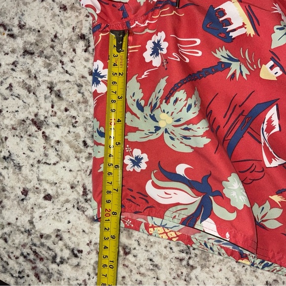 Polo Ralph Lauren Swim Trunks XL Pink Coral Netted Hawaiian Sail Boat Palm Tree - Picture 6 of 6